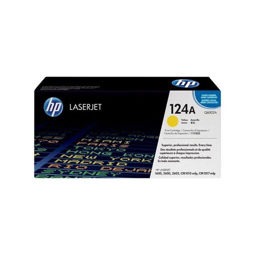 HP Toner Cart. Q6002A für Color LaserJet 2600 yellow