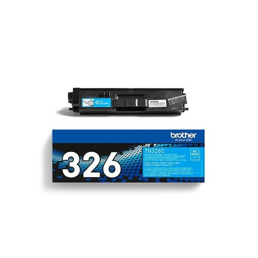 Brother Toner TN-326C für HL-L8250CDN/L8350CDW/DCP-L8400 CDN/L8450CDW/MFC-L8650CDW/ L-8850CDW high capacity cyan