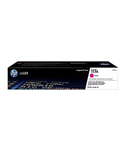 HP No. 117A magenta Laser Toner Cartridge: Laser 105a/nw/MFP 178nw/nwg/179fnw standard capacity W2073A