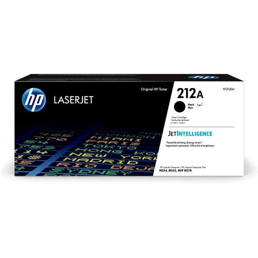 HP-212A Black LaserJet Toner Cartridge Enterprise M555dn W2120A