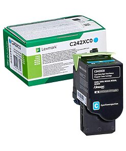 Lexmark Toner C242XC0 Cyan